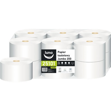 Papier toaletowy jumbo A’12 340 makulatura fi 27  2 warstwy-106132